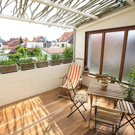 Avondgroet Ruim Terras Apartment De Haan
